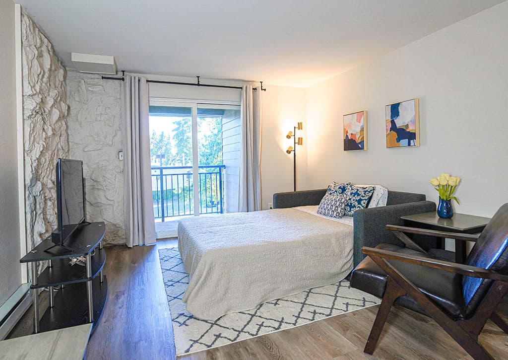 Transform the sofa into a spacious full bed, offering accommodation for two more guests, seamlessly blending comfort and convenience for a restful night's sleep.